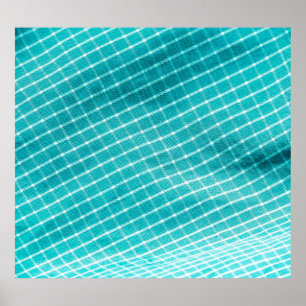 Chequered background textile closeup. poster