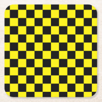 Chequered Black and Yellow