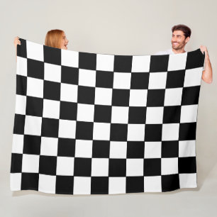 Chequered Board Fleece Blanket