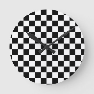 Chequered Board Wall Clocks