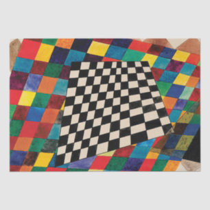 Chequered by Wassily Kandinsky  Tissue Paper