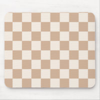 Chequered Caramel Brown
