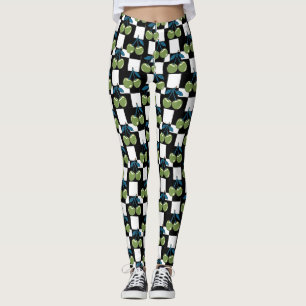"Chequered Cherry Pop" Leggings