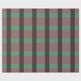 Chequered Christmas wrapping Paper