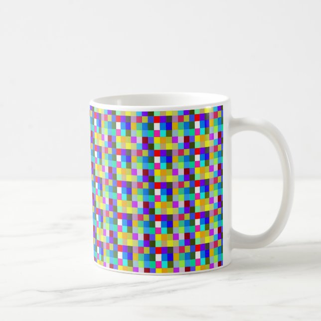 Chequered Coffee Mug (Right)