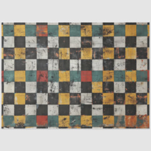 Chequered Confetti  Tissue Paper