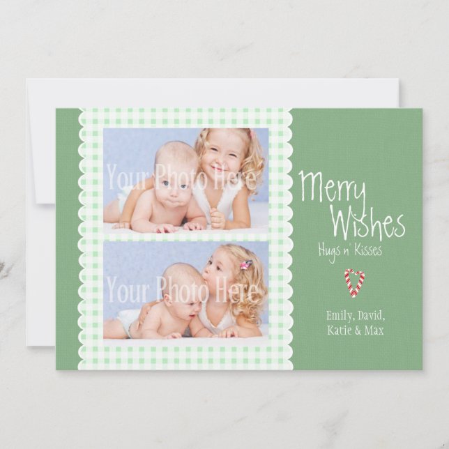 Chequered Craft Flat Card Photo (Front)