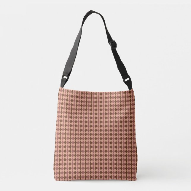 chequered crossbody bag (Back)