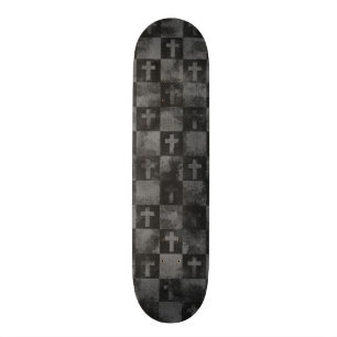 Chequered Crosses Skateboard