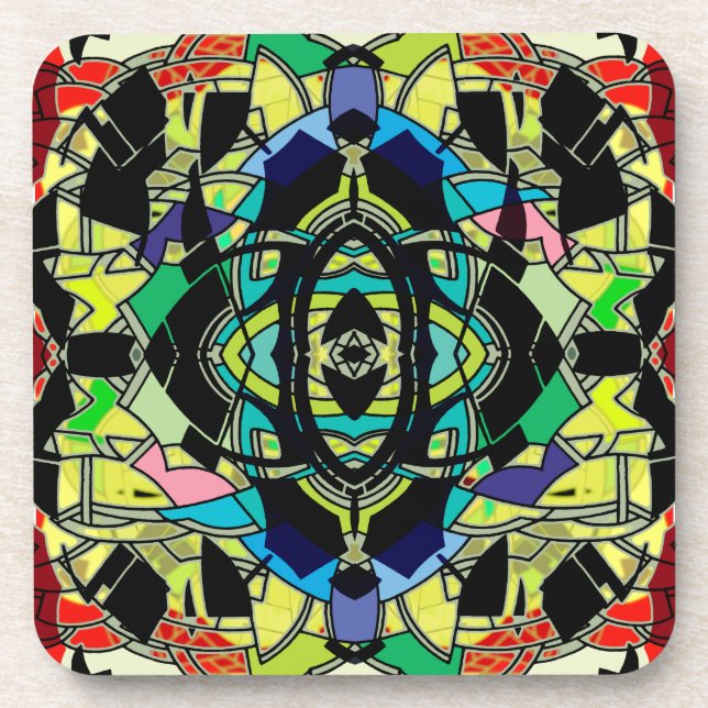 Chequered Design Coaster (Front)