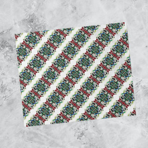 Chequered Design Wrapping Paper