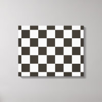 Chequered Flag (Black and White) (Chequered Patter