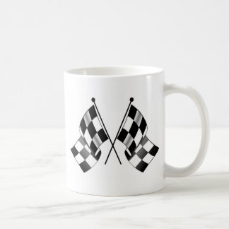 chequered flag coffee mug
