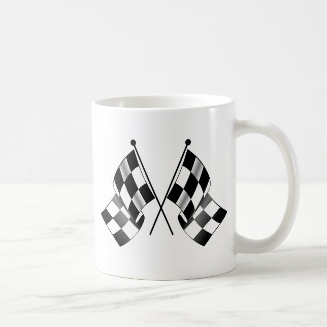 chequered flag coffee mug (Right)