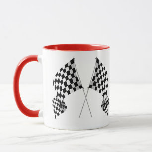 Chequered Flag Design Mug
