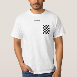 Chequered flag fake pocket T-Shirt