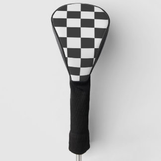 Chequered Flag - Golf Head Cover