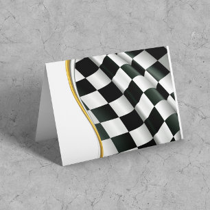 Chequered Flag Greeting Cards