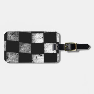 Chequered Flag Luggage Tag
