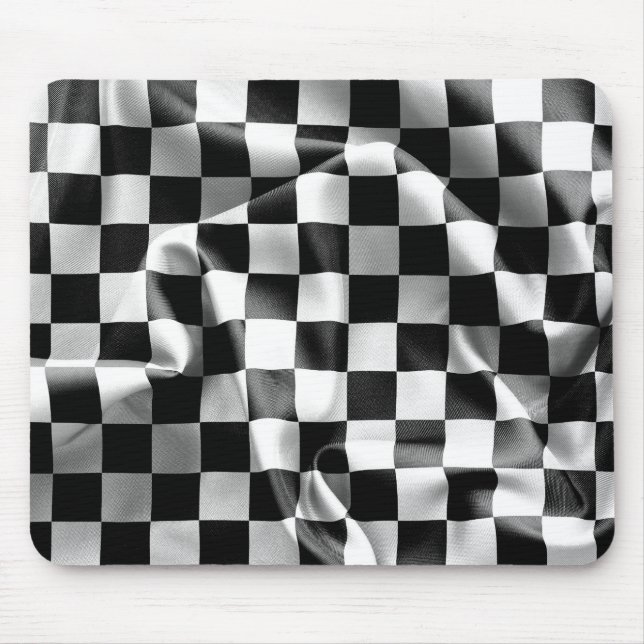 Chequered Flag Mouse Pad (Front)