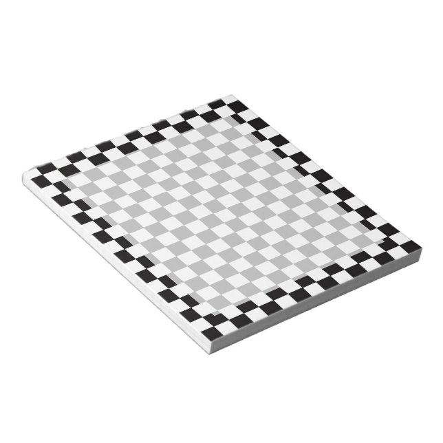 Chequered Flag Notepad (Angled)
