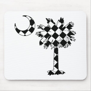Chequered Flag Palmetto Mouse Mat