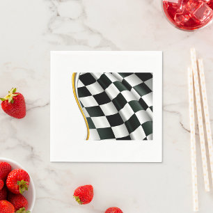 Chequered Flag Paper Napkins