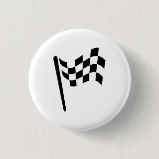 Chequered Flag Pictogram Button