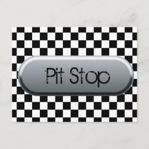 Chequered Flag Postcard