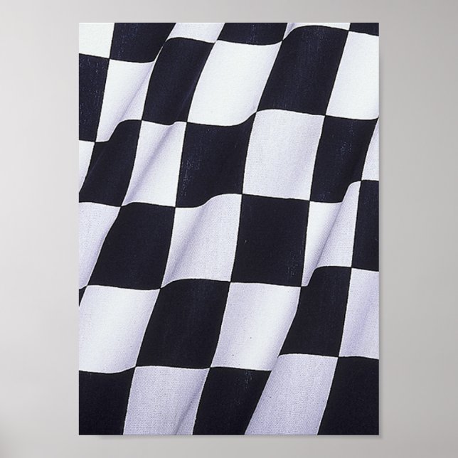 Chequered flag poster (Front)