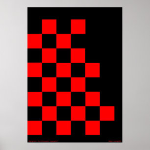 Chequered Flag Poster