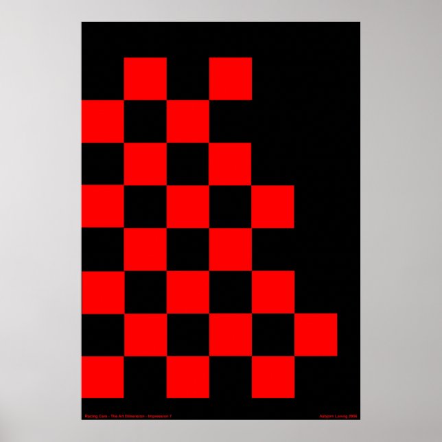 Chequered Flag Poster (Front)