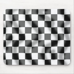 Chequered Flag Slight Ripple Mouse Mat