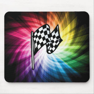 Chequered Flag Spectrum Mouse Mat