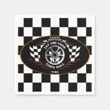 Chequered Flag Sports Car Racing Party Supplies