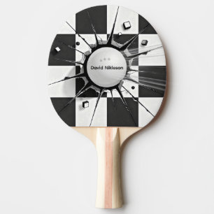 Chequered Flag Sports Table Tennis Ball Break-out, Ping Pong Paddle