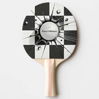 Chequered Flag Sports Table Tennis Ball Break-out, Ping Pong Paddle
