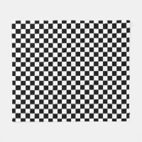 Chequered Flag Stylish Black And White Pattern
