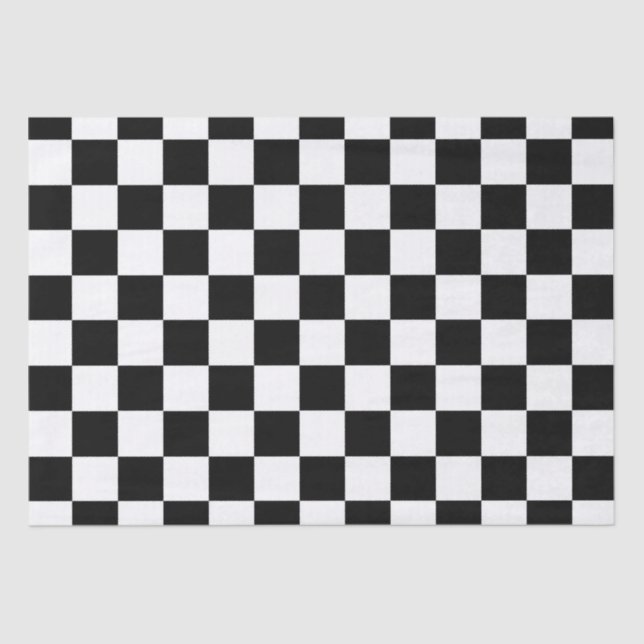 Chequered  Flag Tissue Paper (Front)