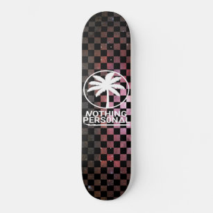 Chequered Galaxy Skateboard