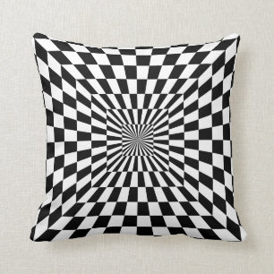 Chequered Geometry Cushion