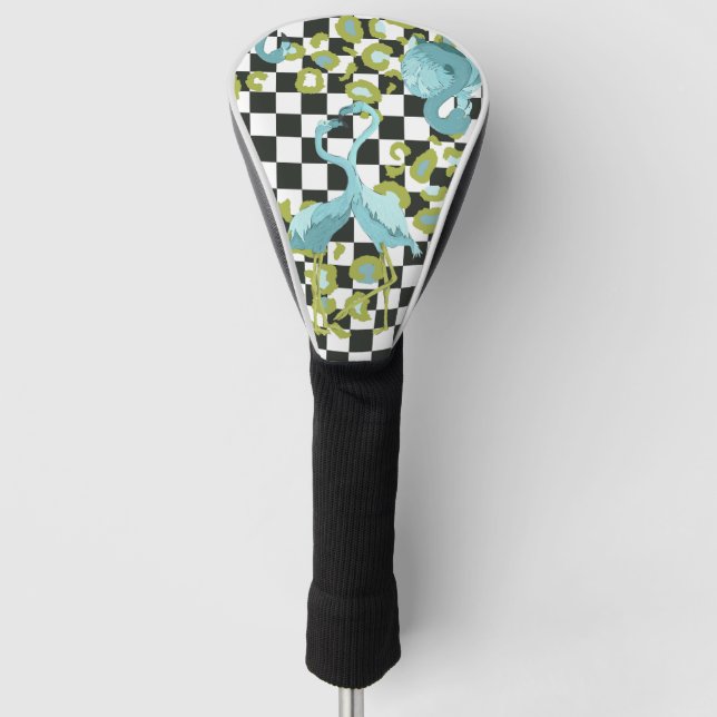 Chequered Golf Club Cover (Front)
