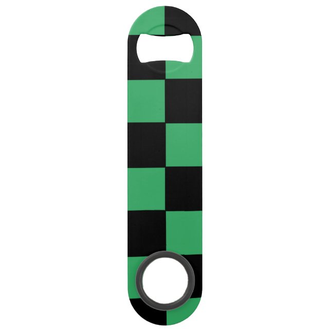 Chequered Green and Black (Front)