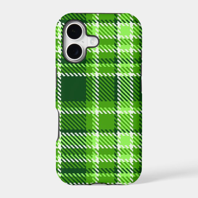 Chequered Green Colour Pattern (Back)