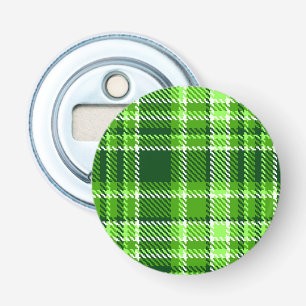 Chequered Green Colour Pattern Bottle Opener