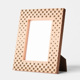Chequered Happy Holidays Etched Frames