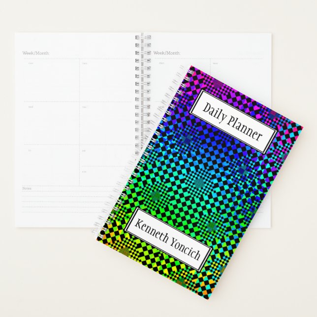 Chequered Illusion by Kenneth Yoncich Planner (Display)