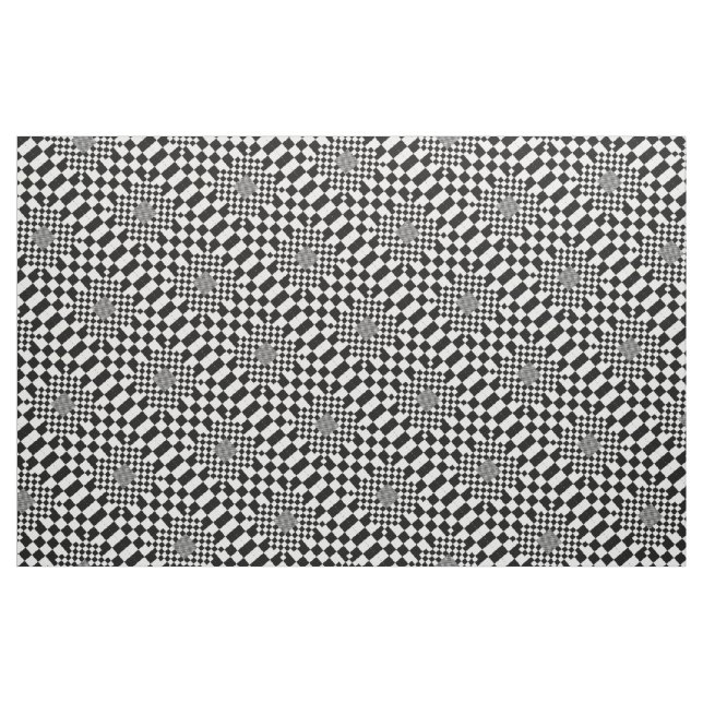 Chequered Illusion Fabric (Fat Quarter)