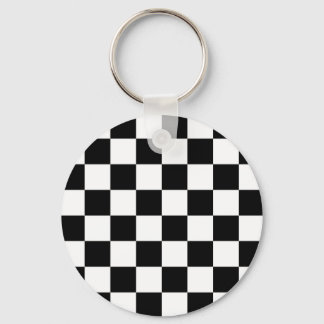 chequered key ring