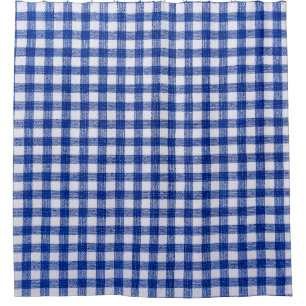 Chequered kitchen cloth. Well seen pattern and tex Shower Curtain